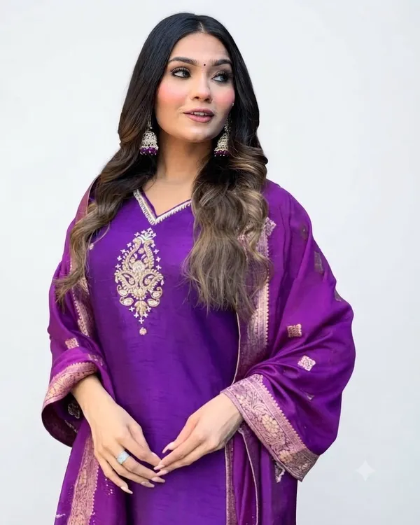 Purple_Embroidered_Straight_Kurta_Set_for_Women