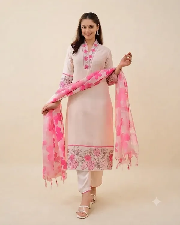Pink_Floral_Print_Straight_Suit_Set_for_Women