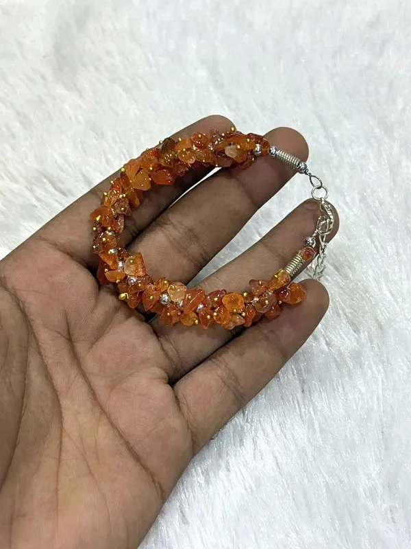 Carnelian_Chips_Bracelet
