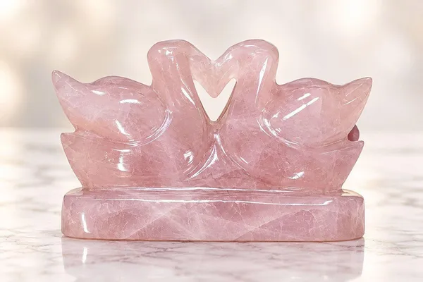 Rose_Quartz_Swan_Pair