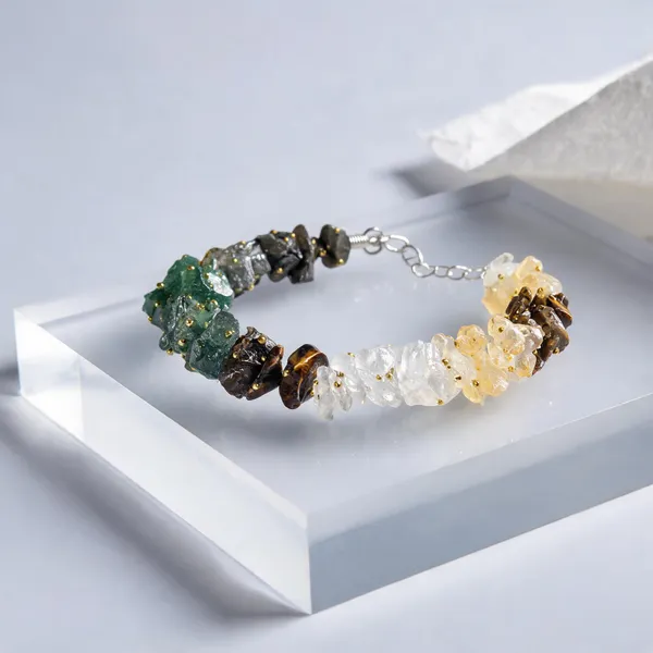 Multicolor_Mixed_Crystal_Dhanyog_Bracelet_For_Unisex