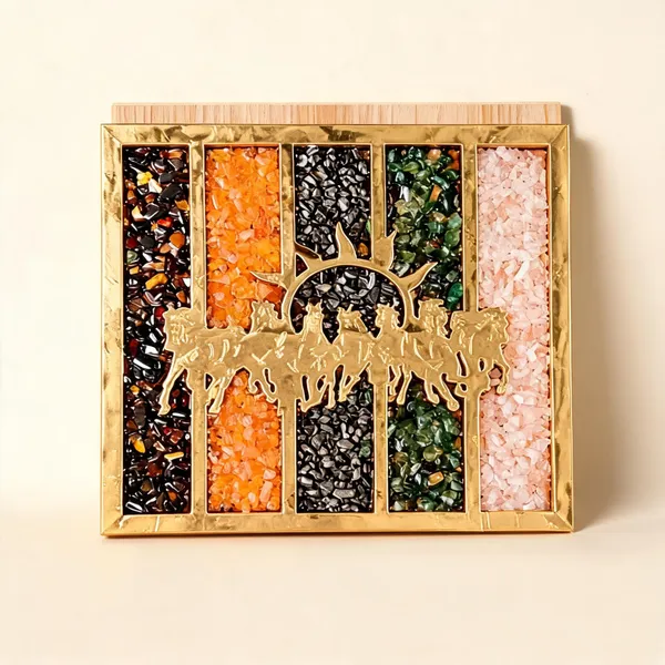 Mixed_Crystal_Multicolor_Seven_Horse_Money_Magnet_Wall_Frame