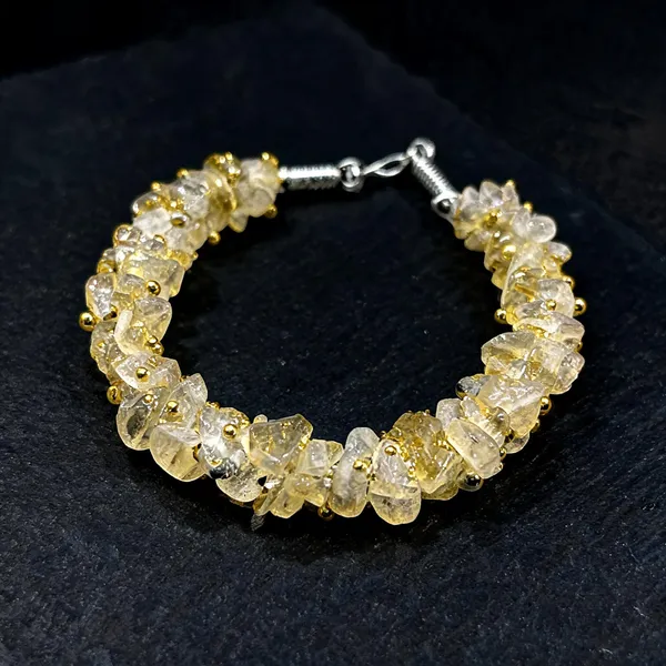 Yellow_Citrine_Crystal_Bracelet_For_Unisex