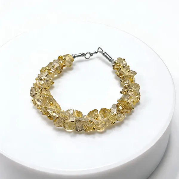 Yellow_Citrine_Crystal_Bracelet_For_Unisex