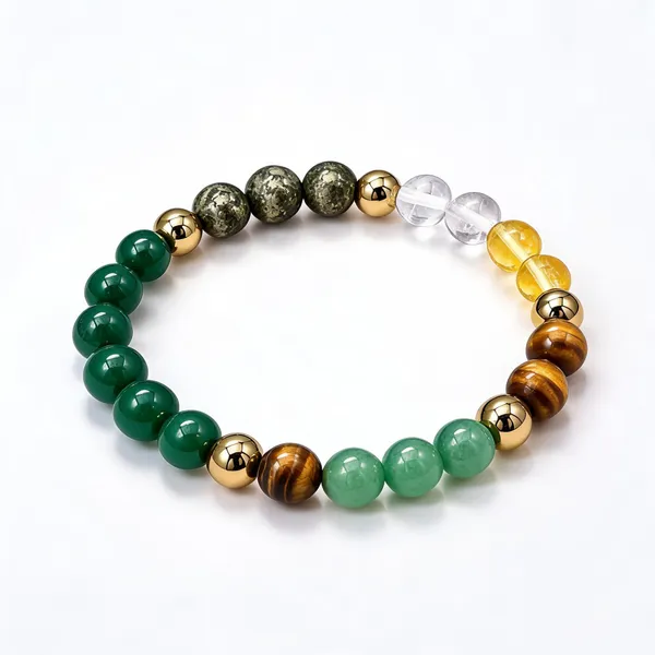 Multicolor_Mixed_Crystal_Dhanyog_Bracelet_For_Unisex