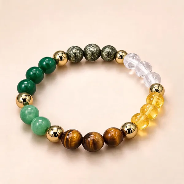 Multicolor_Mixed_Crystal_Dhanyog_Bracelet_For_Unisex