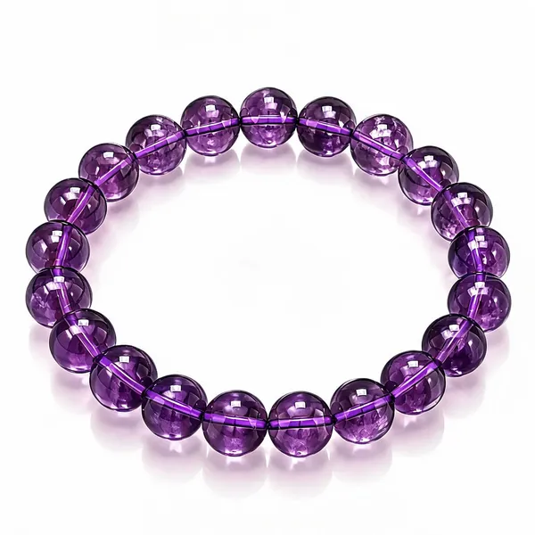 Purple_Amethyst_Beaded_Bracelet_For_Unisex