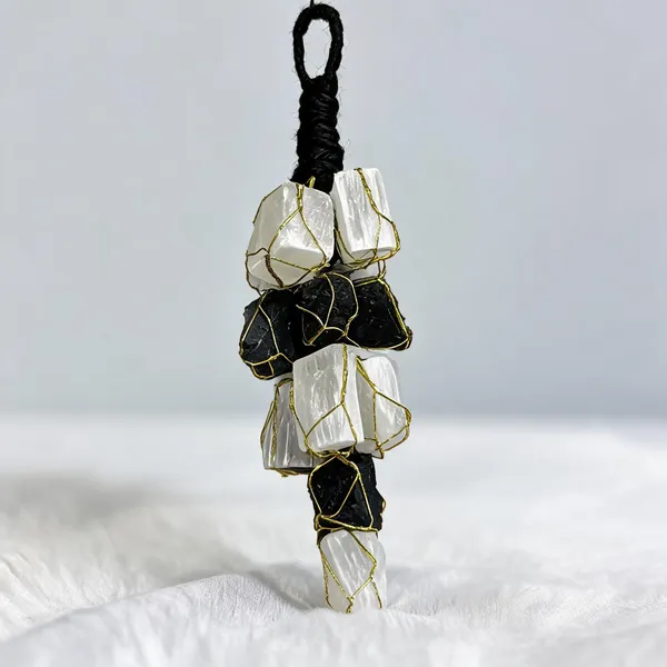 Unique_Crystal_Selenite_&_Black_Tourmaline_Crystal_Hanger_For_Protection