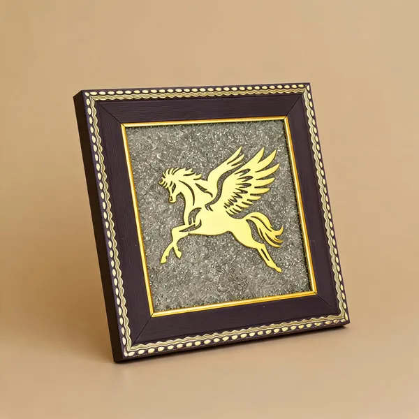 Pyrite_Flying_Horse_Decorative_Frame_For_Success_&_Speedy_Progress