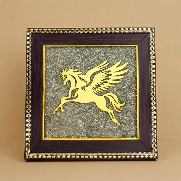 Pyrite_Flying_Horse_Decorative_Frame_For_Success_&_Speedy_Progress