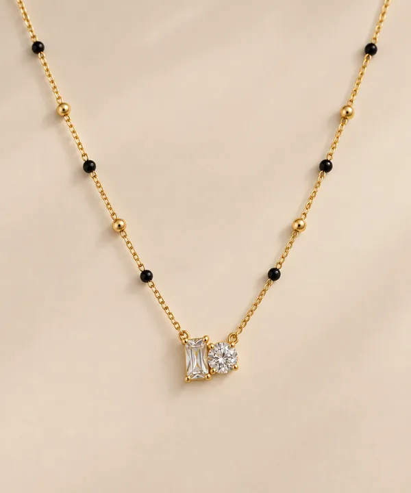 Gold_And_Black_Stainless_Steel_Mangalsutra_For_Women