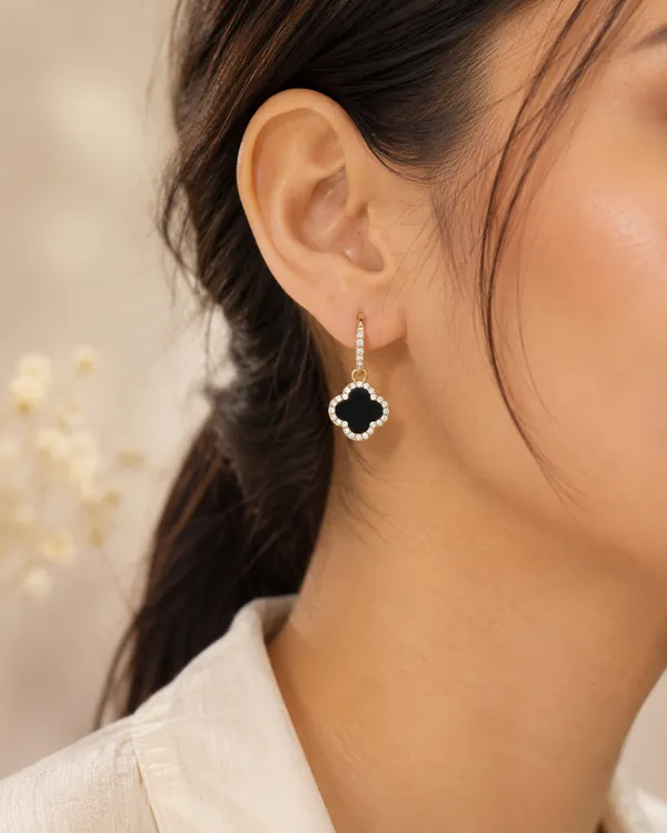 Black_Stainless_Steel_Drop_Earrings_For_Women