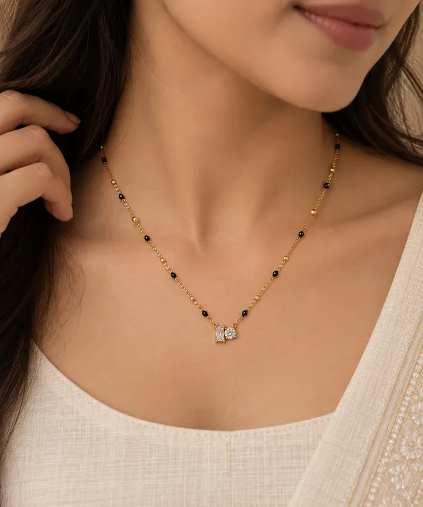 Gold_And_Black_Stainless_Steel_Mangalsutra_For_Women