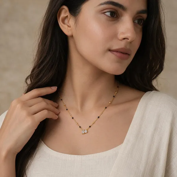 Gold_And_Black_Stainless_Steel_Mangalsutra_For_Women