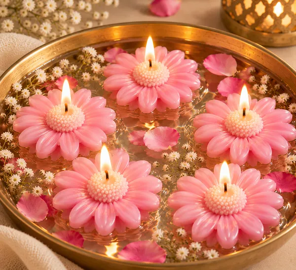 Pink_Soy_Wax_Vanilla,_Sandalwood_Floating_Candle_Set_For_Home_Decoration,_Table_Decoration,_Gifting_Pack_Of_5