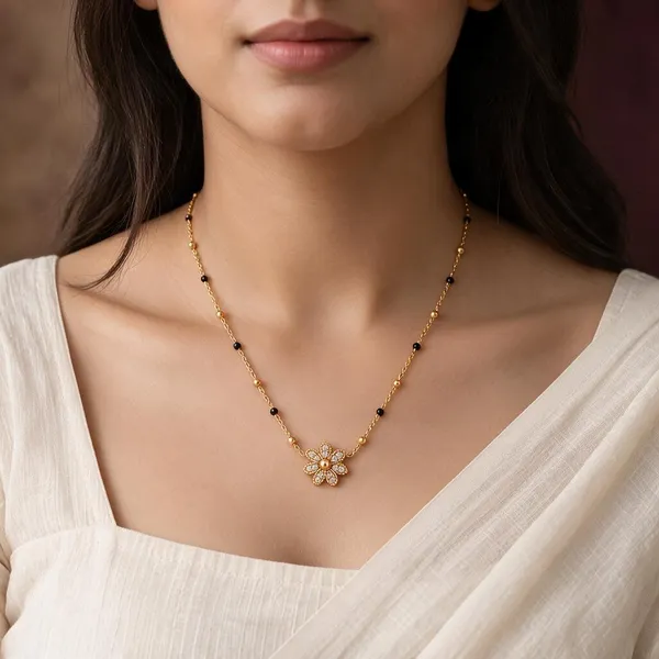 Gold_And_Black_Stainless_Steel_Mangalsutra_For_Women