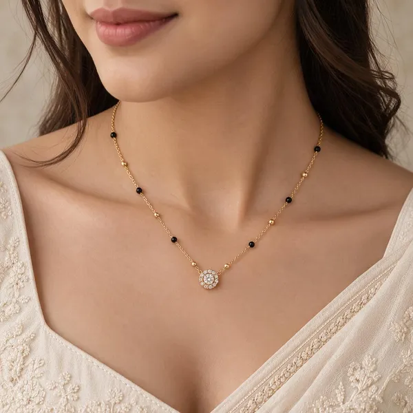 Gold_And_Black_Stainless_Steel_Mangalsutra_For_Women