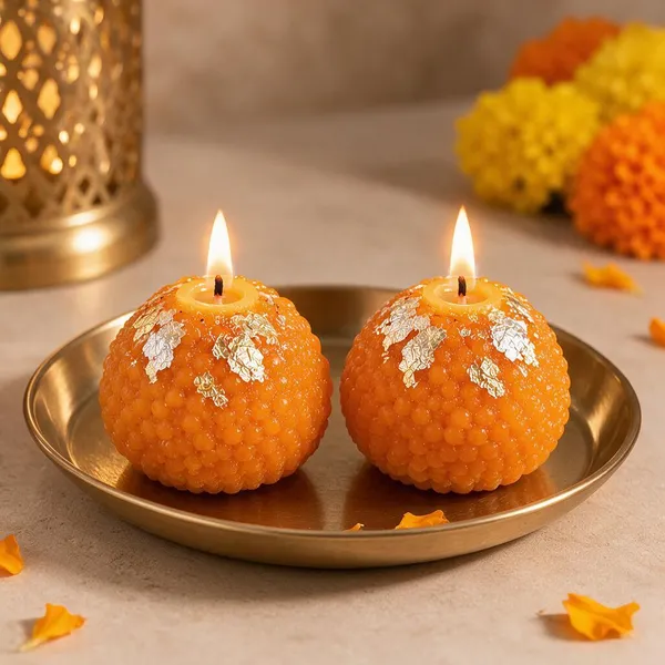 Orange_Soy_Wax_Vanilla,_Sandalwood_Decorative_Candle_Set_For_Festive_Decoration,_Pooja,_Gifting_Pack_Of_2