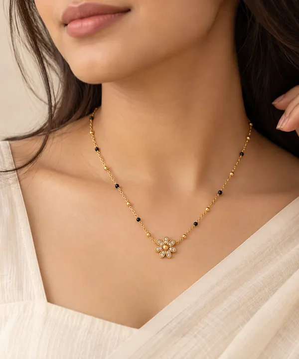 Gold_And_Black_Stainless_Steel_Mangalsutra_For_Women
