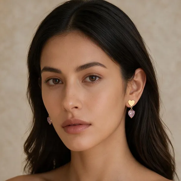Gold_Stainless_Steel_Drop_Earrings_For_Women