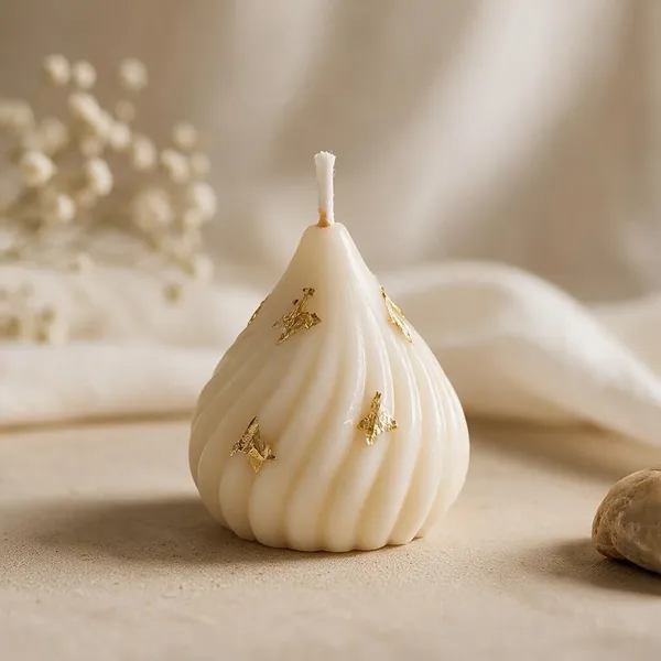 White_Soy_Wax_Vanilla,_Sandalwood,_Coconut_Decorative_Candle_For_Festive_Decoration,_Pooja,_Gifting_Set_Of_2