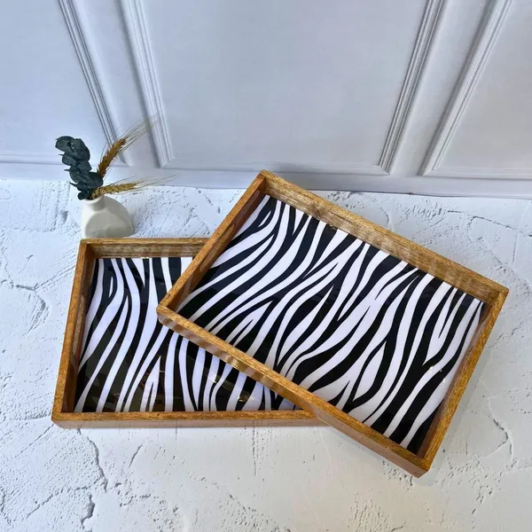 Zebra_Print_Wooden_Serving_Tray