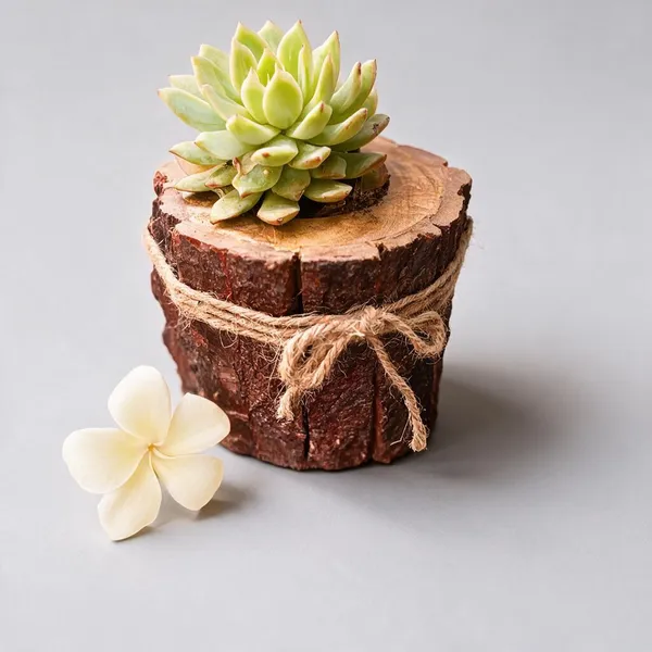 Wood_Rustic_Bark_Finish_Planter