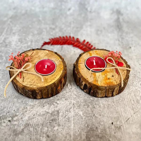 Wood_Soy_Wax_Rustic_Floral_Tealight_Holder_Set_Of_2
