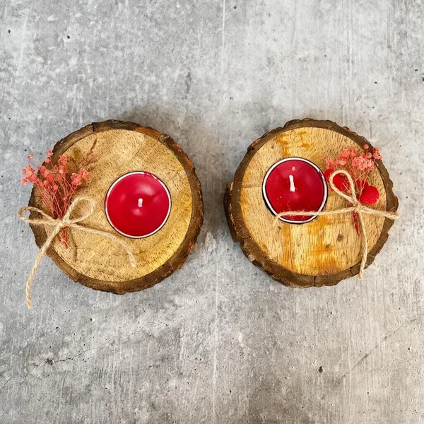 Wood_Soy_Wax_Rustic_Floral_Tealight_Holder_Set_Of_2