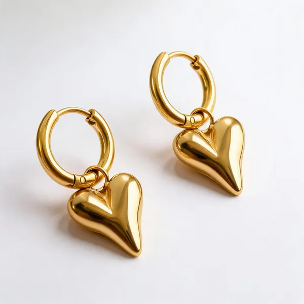 Gold_18K_Pvd_Stainless_Steel_Heart_Hoop_Earrings_For_Women