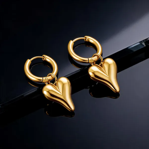 Gold_18K_Pvd_Stainless_Steel_Heart_Hoop_Earrings_For_Women