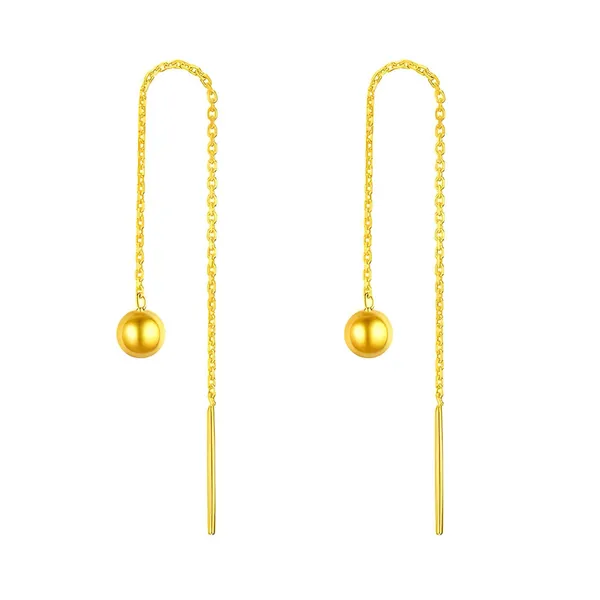 Gold_Tone_Ball_Chain_Threader_Earrings_for_Women