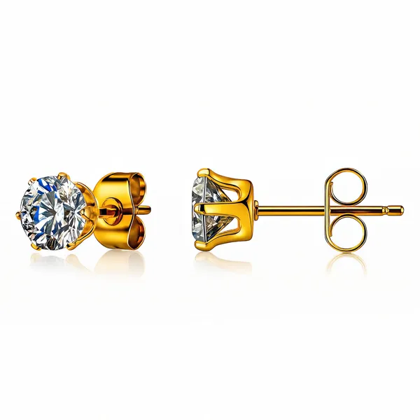 Gold_Tone_Round_Clear_Stone_Stud_Earrings_for_Women