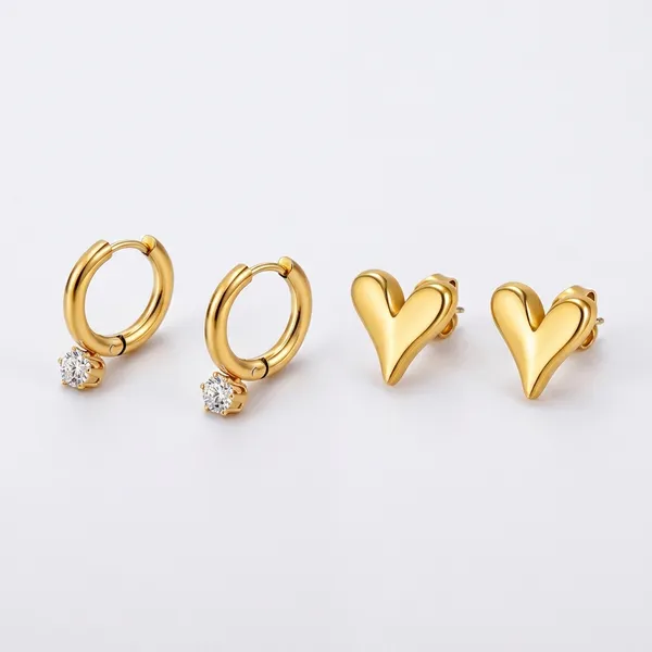 Gold_18K_Pvd_Stainless_Steel_Heart_Stud_And_Drop_Hoop_Earrings_For_Women_Pack_Of_2