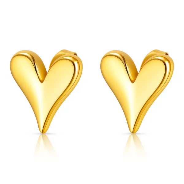 Gold-Tone_Heart_Stud_Earrings_for_Women