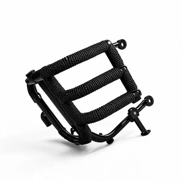 Black_Iron_Rope_Covered_Motorcycle_Crash_Guard