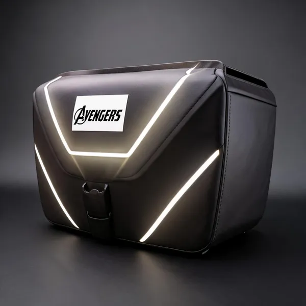 Black_Pvc_Synthetic_Leather_Motorcycle_Luggage_Box