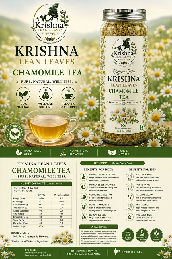 Krishna_Lean_Leaves_Chamomile_Herbal_Tea