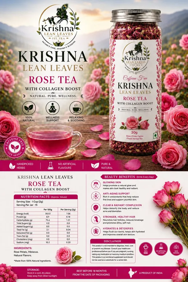 Krishna_Lean_Leaves_Rose_Tea_With_Collagen_Boost