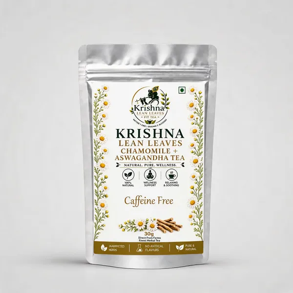 Krishna_Lean_Leaves_Chamomile_Ashwagandha_Caffeine_Free_Tea