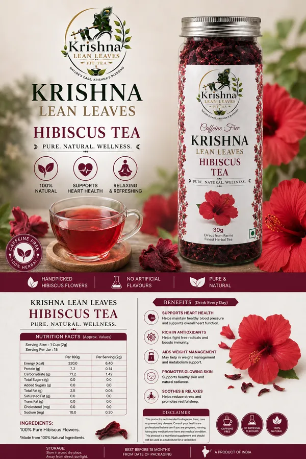 Krishna_Lean_Leaves_Hibiscus_Tea