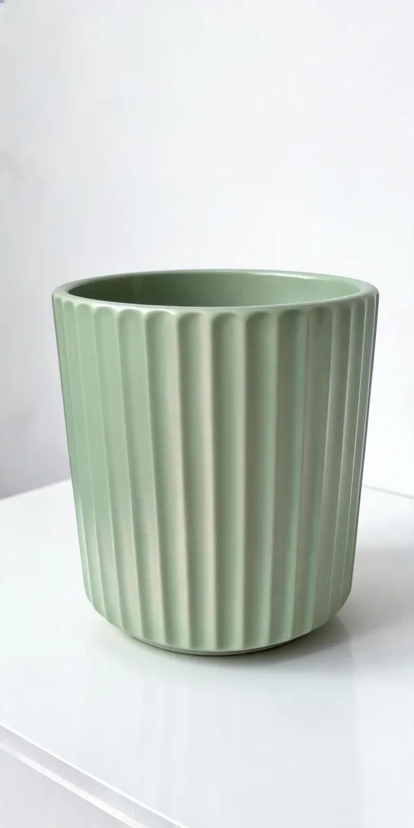 Ceramic_Modern_Ribbed_Sage_Green_Planter_Pot