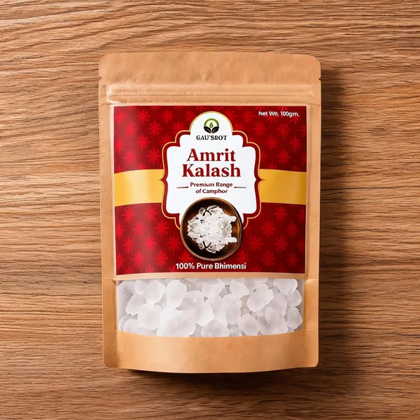 Gau'Srot_Amrit_Kalash_Pure_Bhimseni_Camphor_100G_-_Pack_of_2