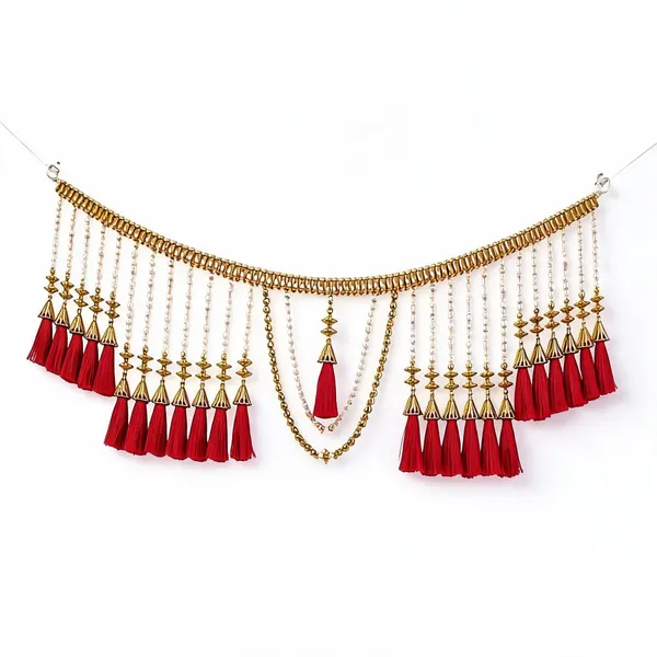 Bead_Traditional_Tassel_Red_Door_Toran