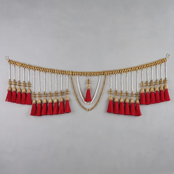 Bead_Traditional_Tassel_Red_Door_Toran