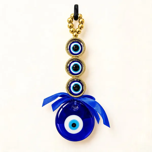 Beaded_Traditional_Evil_Eye_Motif_Blue_Wall_Hanging