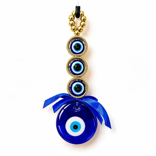 Beaded_Traditional_Evil_Eye_Motif_Blue_Wall_Hanging
