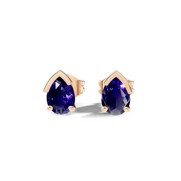 Blue_Teardrop_Stud_Earrings_for_Women