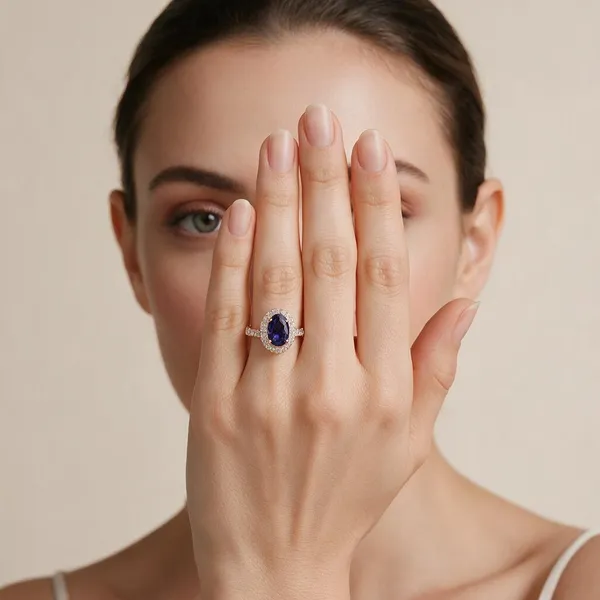 Rose_Gold_&_Blue_Metal_Halo_Stone_Ring_For_Women
