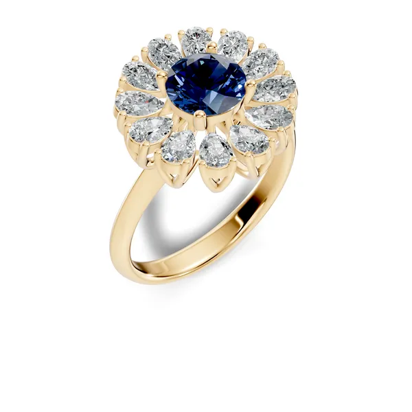 Gold_Tone_Blue_Stone_Floral_Statement_Ring